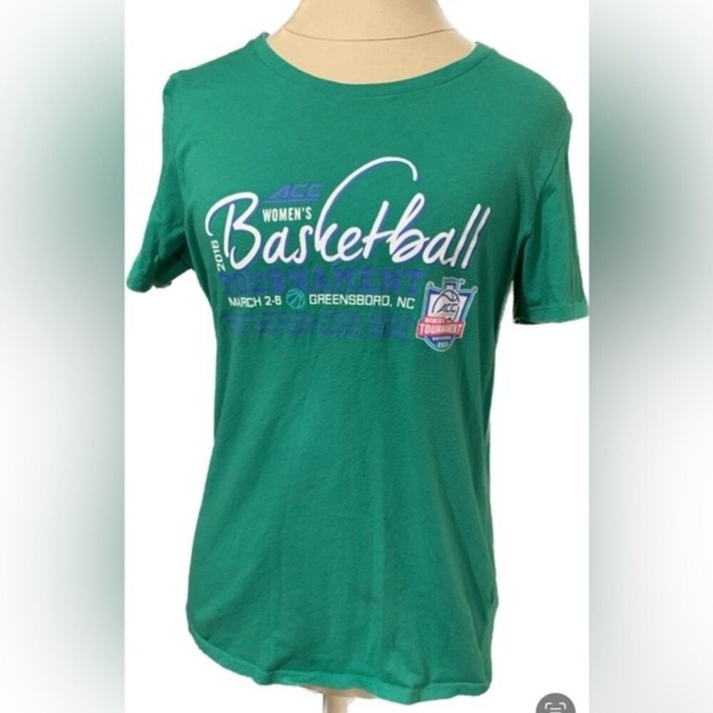 Champion 2016 ACC women’s basketball tournament. Greensboro NC. Size large green
